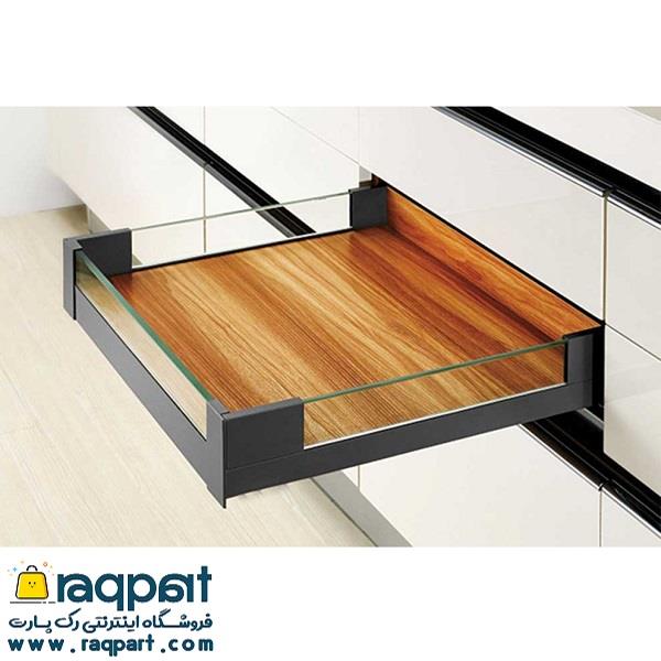 ریل بدنه دار فانتونی مدل اسلیم شیشه اینر کوتاه B522 عمق 35